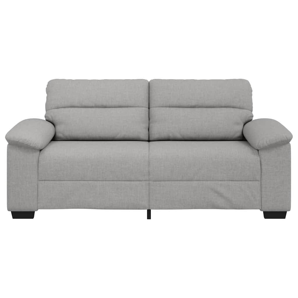 Sofá de 2 lugares, cinza nuvem, 180x81x84 cm, tecido