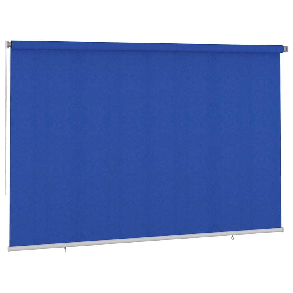 Estore de rolo para exterior 355 (l) x 230 (a) cm azul HDPE