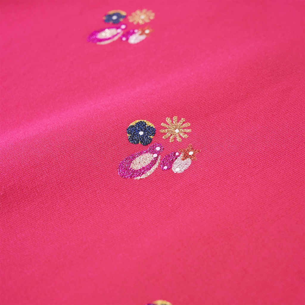 Sweatshirt para criança rosa-brilhante 92