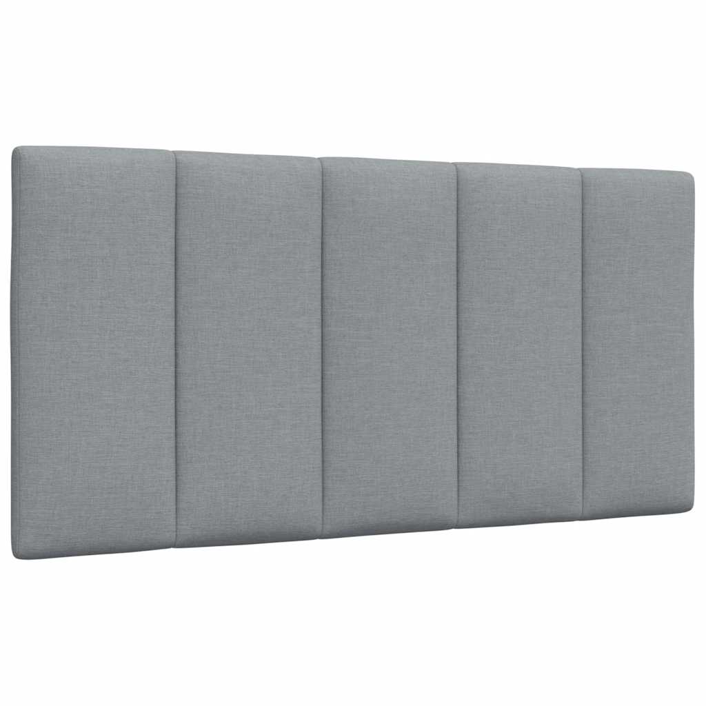 Almofadão de cabeceira hanko 100 cm tecido cinzento-claro