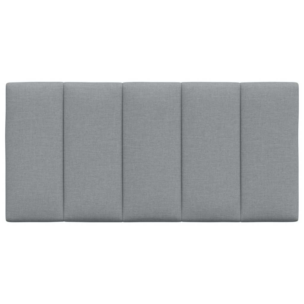 Almofadão de cabeceira hanko 100 cm tecido cinzento-claro