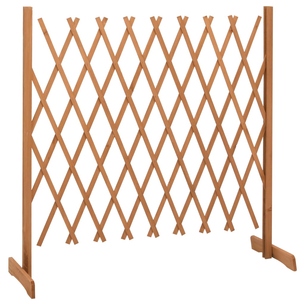 Vedação em treliça para jardim 180x100 cm abeto maciço laranja
