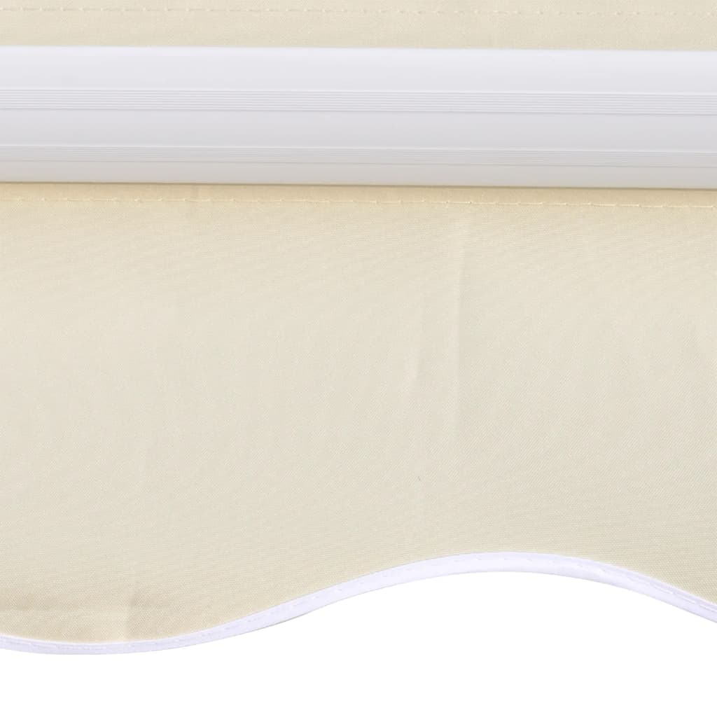 Tecido de substituição para toldo creme 350x250 cm poliéster