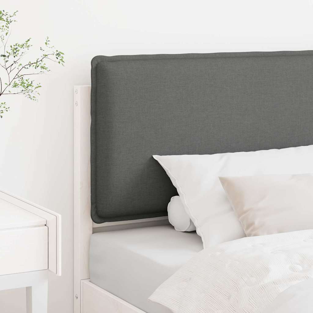 Cabeceira estofada com cabeceira branco e cinza claro 90 cm