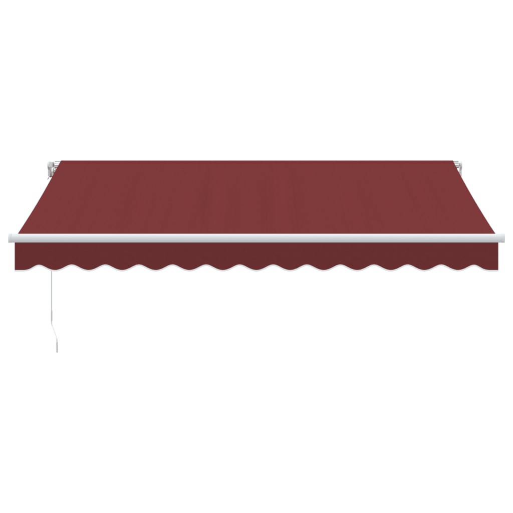 Toldo retrátil manual 350x250 cm bordô