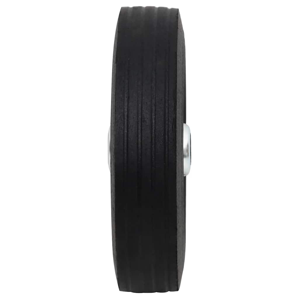 Roda para roda jóquei ø20x5 cm borracha maciça e aço