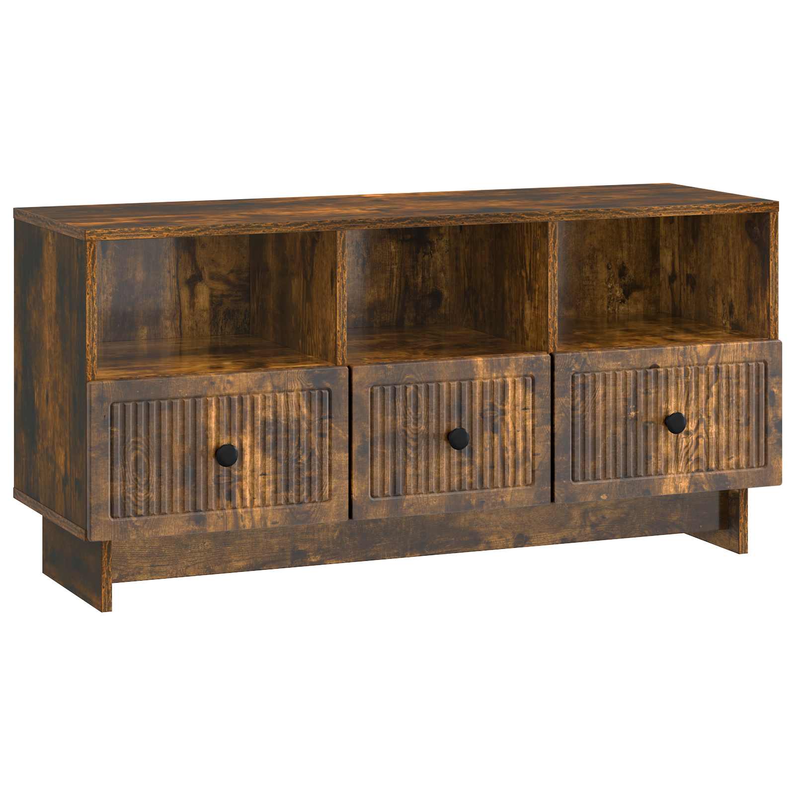 Gabinete para TV com gaveta carvalho fumado 102 x 34,5 x 50 cm