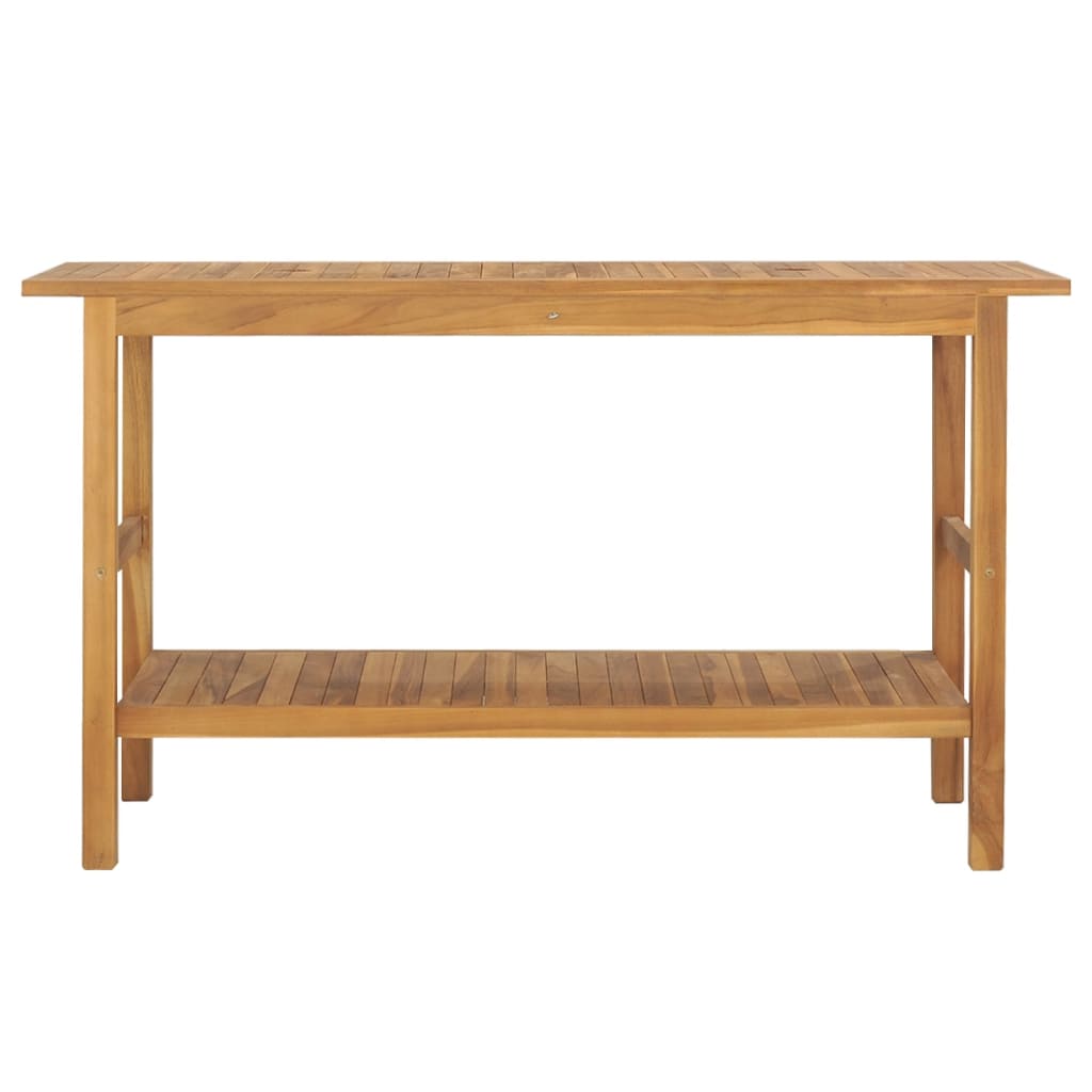 Móvel de casa de banho madeira de teca maciça 132x45x75 cm