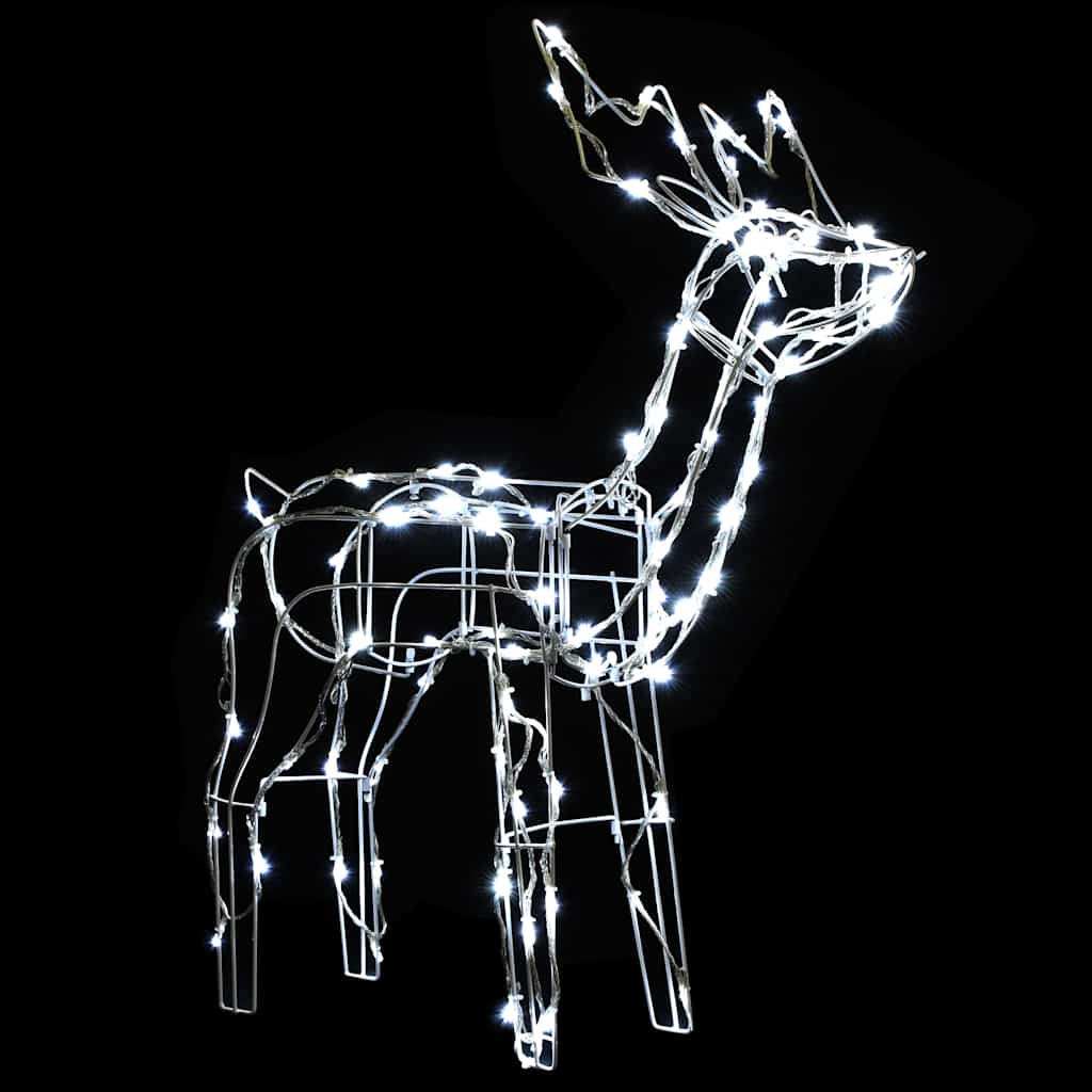 3 Pcs iluminação de natal renas 229 leds