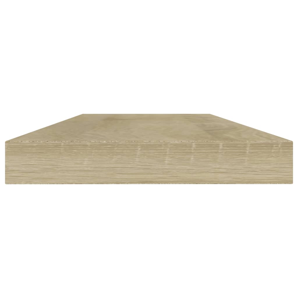 Prateleiras 4 pcs 40x10x1,5cm derivados madeira carvalho sonoma