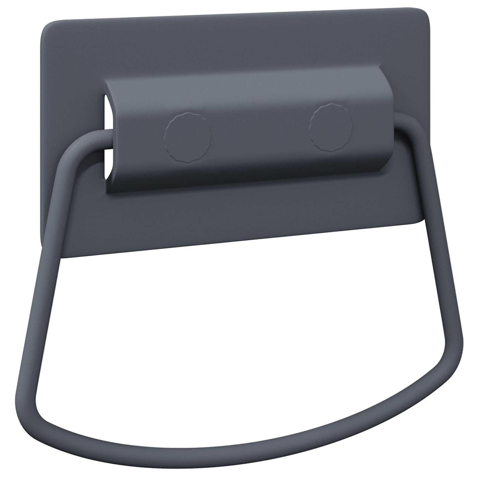 Maçanetas de armário antracite 85 x 45 mm metal