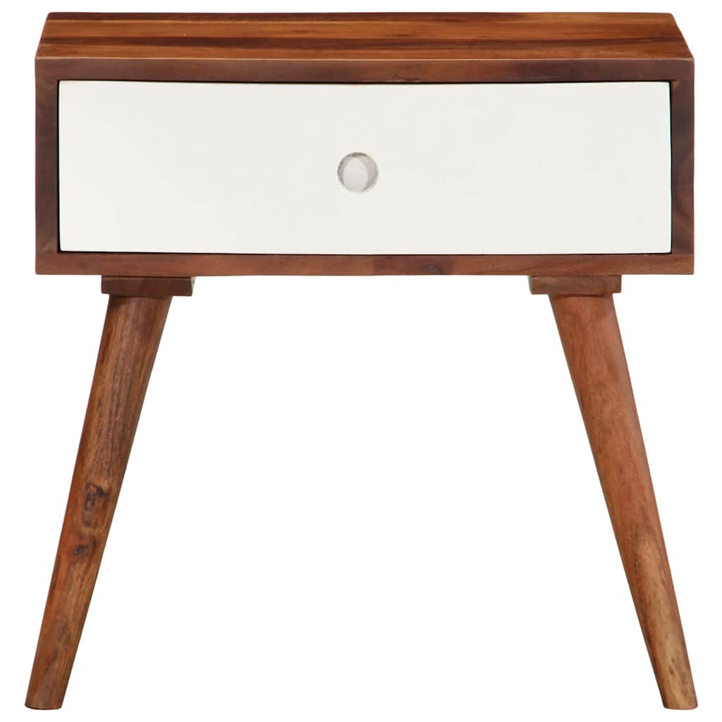 Mesa de apoio 45x30x45 cm madeira de acácia maciça