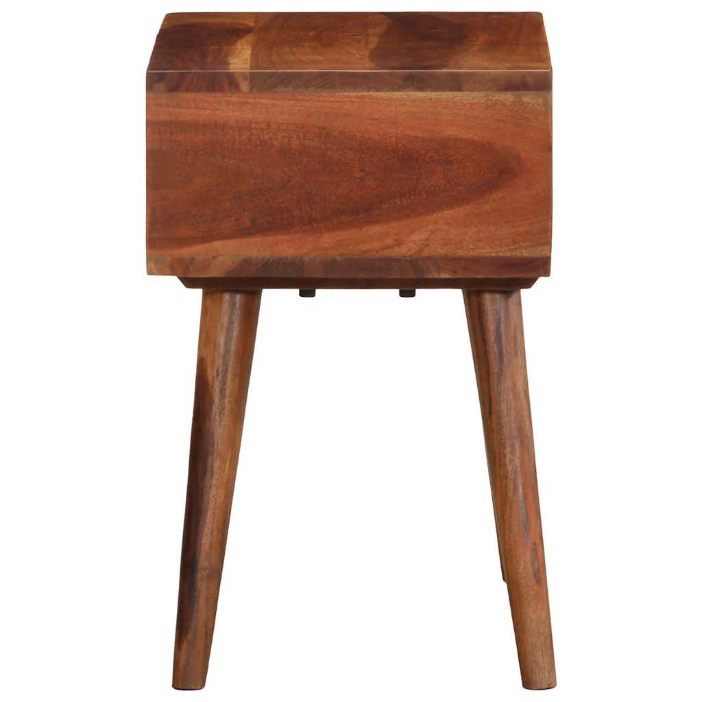 Mesa de apoio 45x30x45 cm madeira de acácia maciça