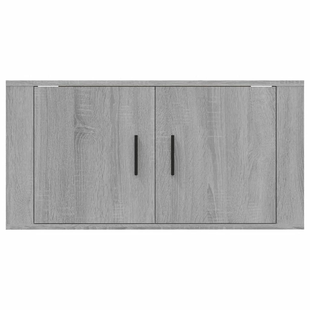 Móvel de TV de parede 80x34,5x40 cm cinzento sonoma