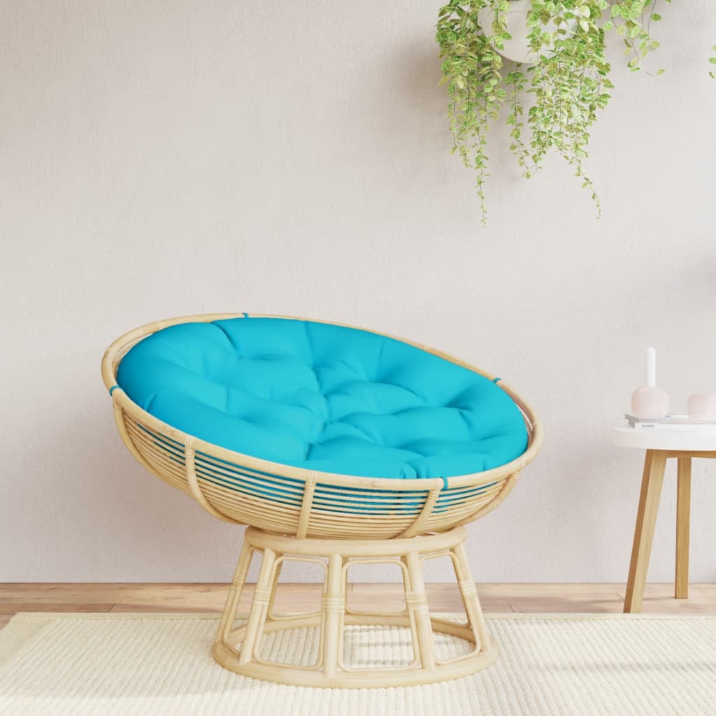 Almofadão redondo ø 100 x11 cm tecido oxford turquesa