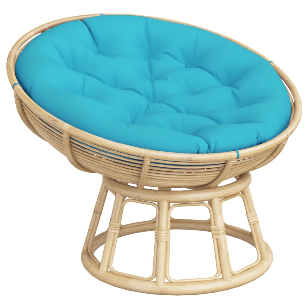 Almofadão redondo ø 100 x11 cm tecido oxford turquesa