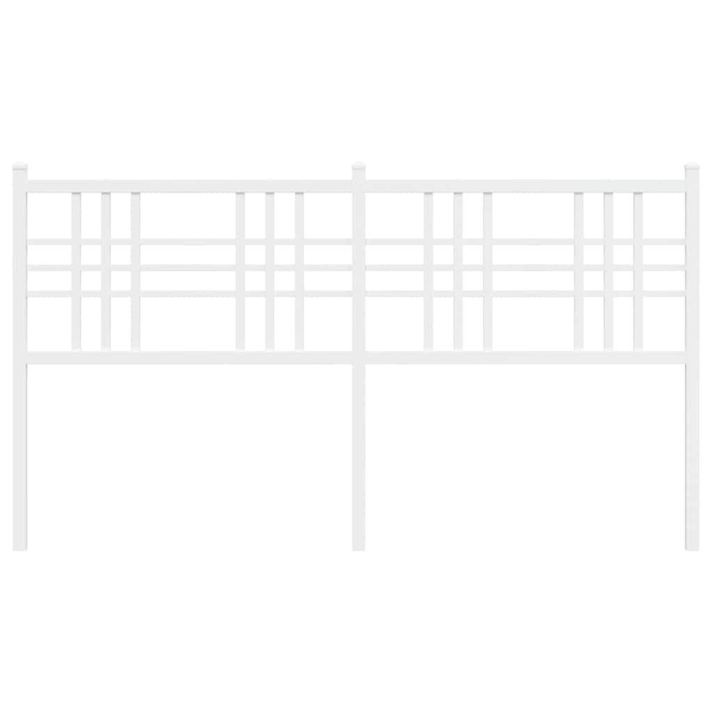 Cabeceira de substituição 160 cm metal branco