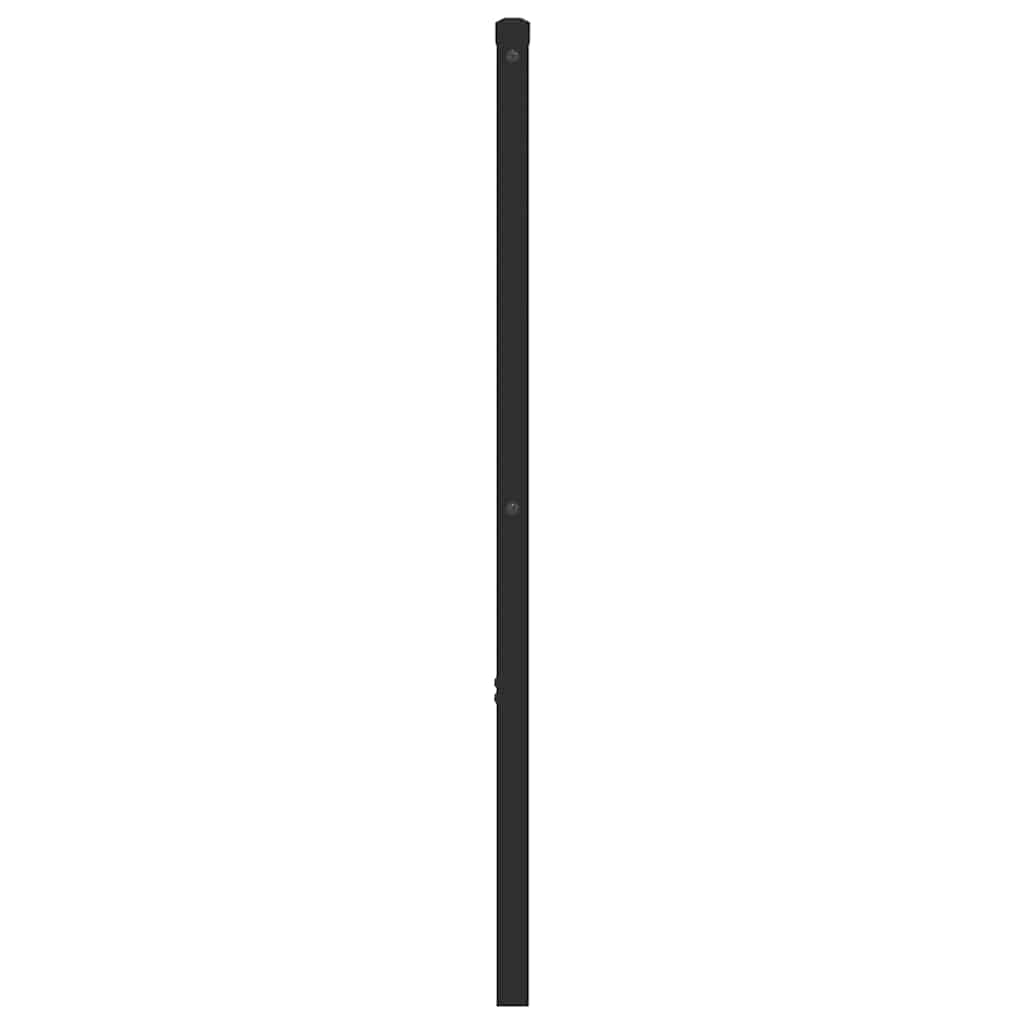 Cabeceira de substituição 200 cm metal preto