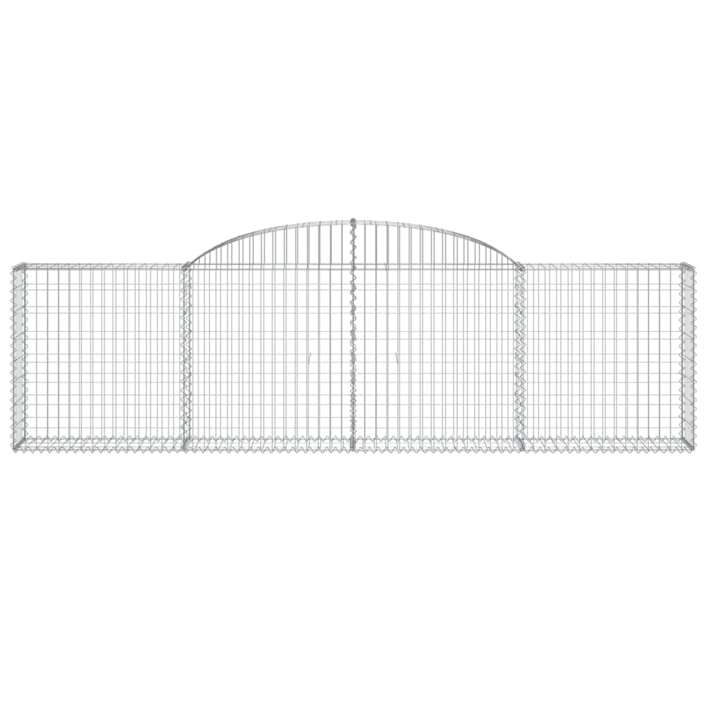 Cestos gabião arqueados 20pcs 300x30x80/100cm ferro galvanizado