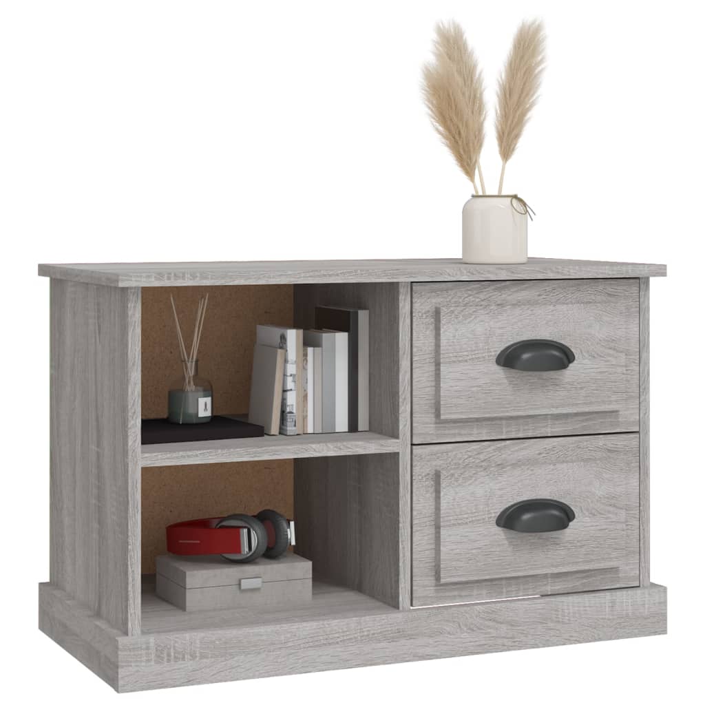 Móvel de TV 73x35,5x47,5cm derivados de madeira cinzento sonoma