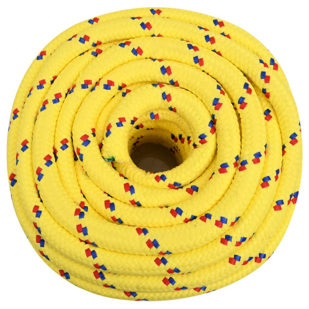 Corda de barco 20 mm 50 m polipropileno amarelo
