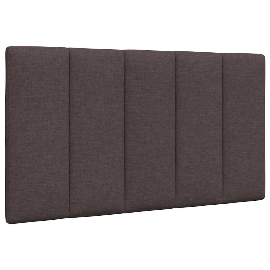 Almofadão de cabeceira hanko 90 cm tecido castanho-escuro