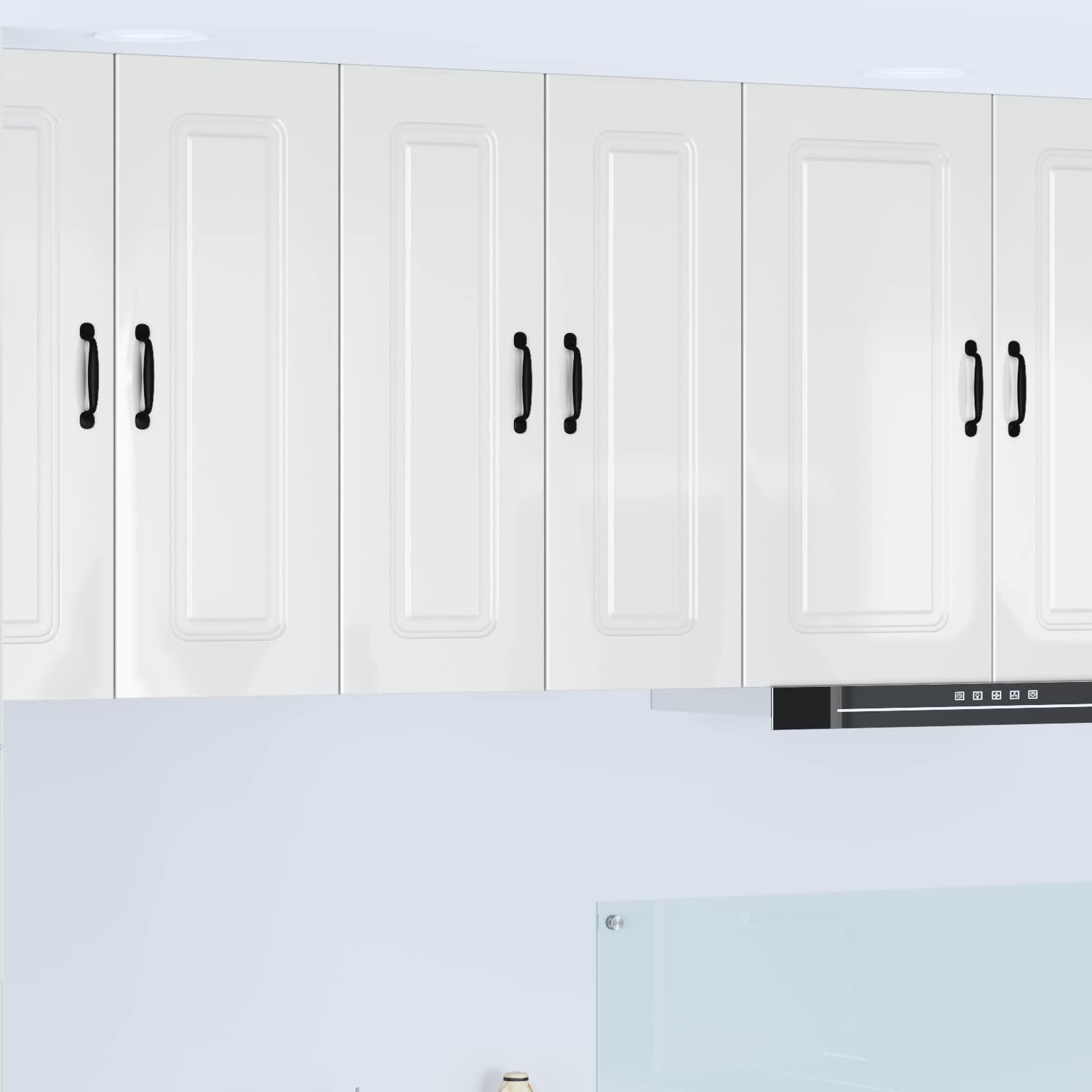 Painel de lava-louça kalmar 2 unid. branco brilhante