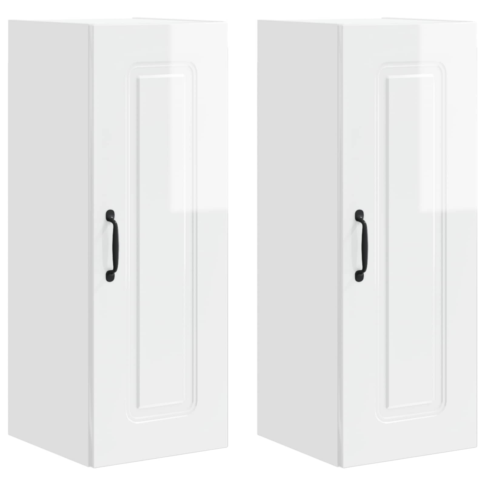 Painel de lava-louça kalmar 2 unid. branco brilhante