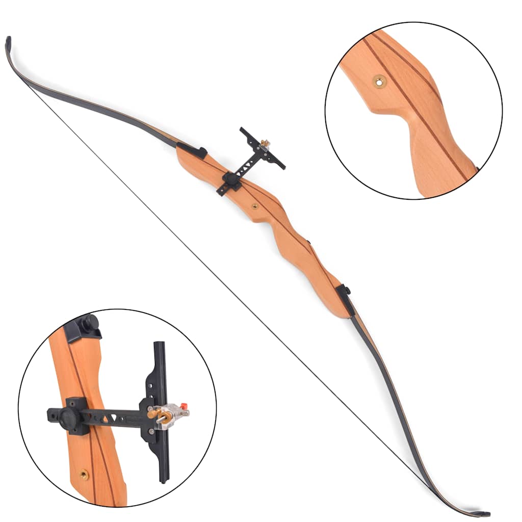 Arco recurvo para adulto 173 cm 13,60 kg