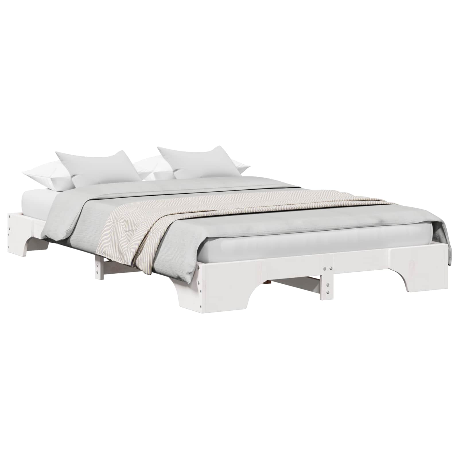 Estrutura da cama branco 120 x 200 cm
