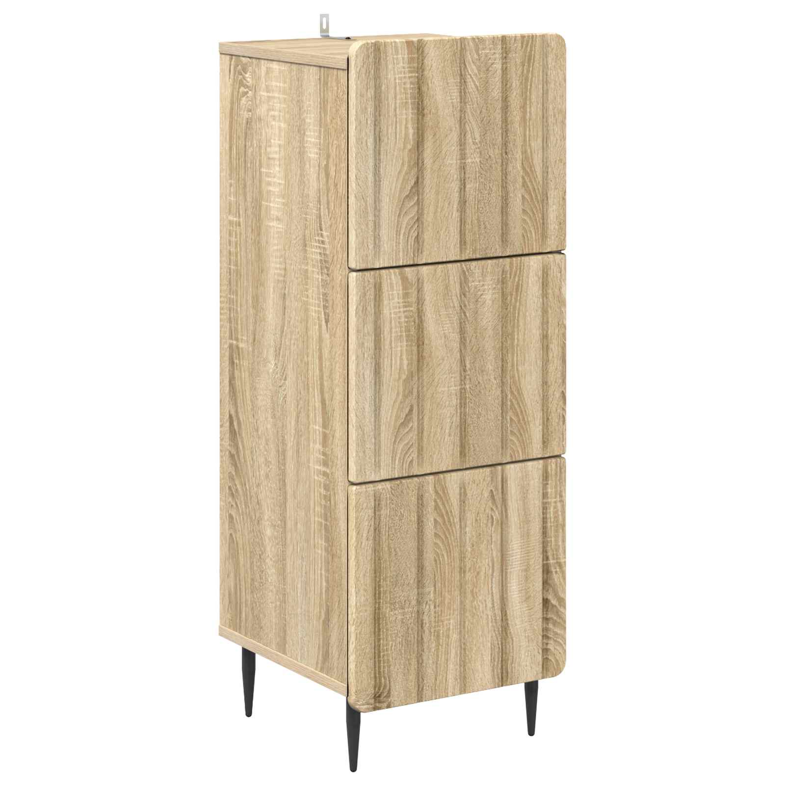Gabinete de gavetas carvalho sonoma 33 x 34,5 x 92 cm