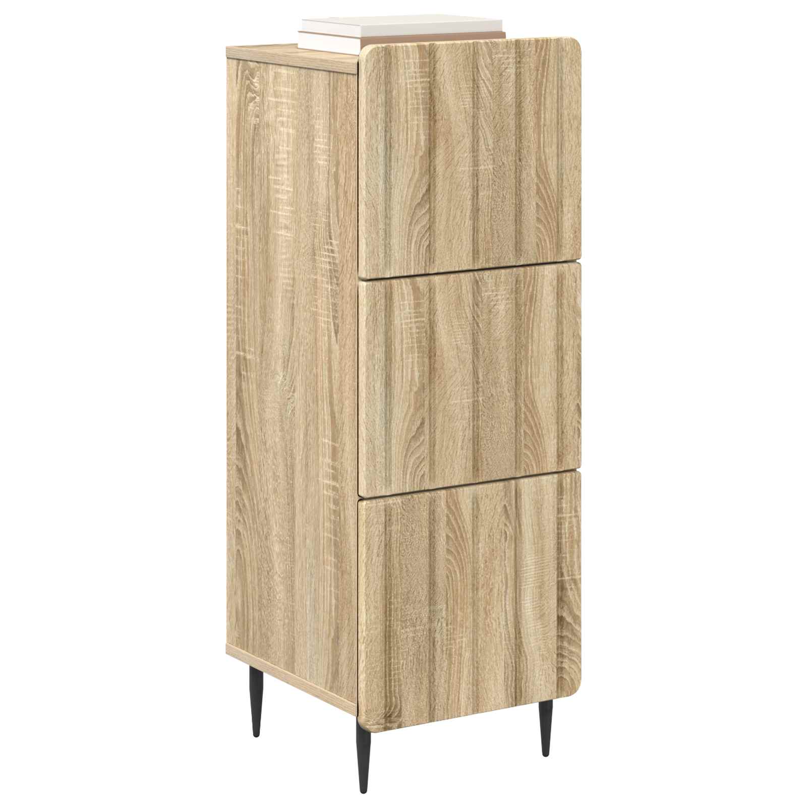Gabinete de gavetas carvalho sonoma 33 x 34,5 x 92 cm