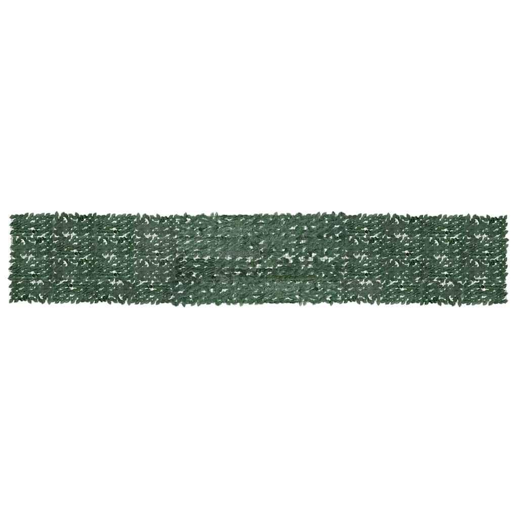 Tela de varanda com folhas verde-escuras 600x100 cm