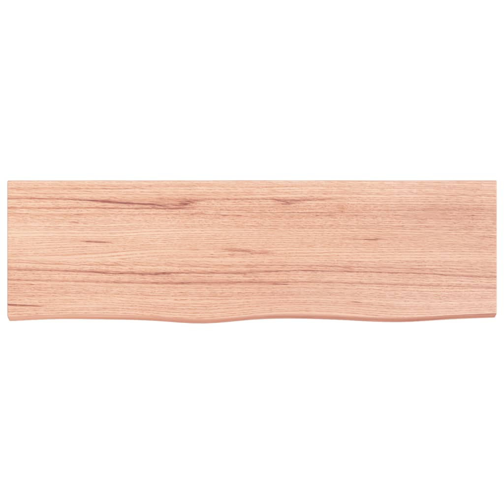 Prateleira de parede 100x30x(2-4) cm carvalho tratado castanho