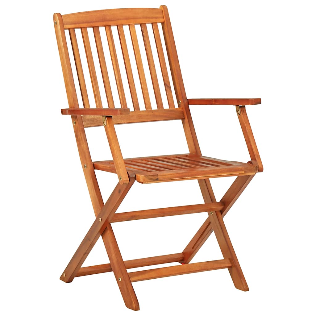 11 Pcs conjunto de jantar para jardim 220x90x75cm acácia maciça