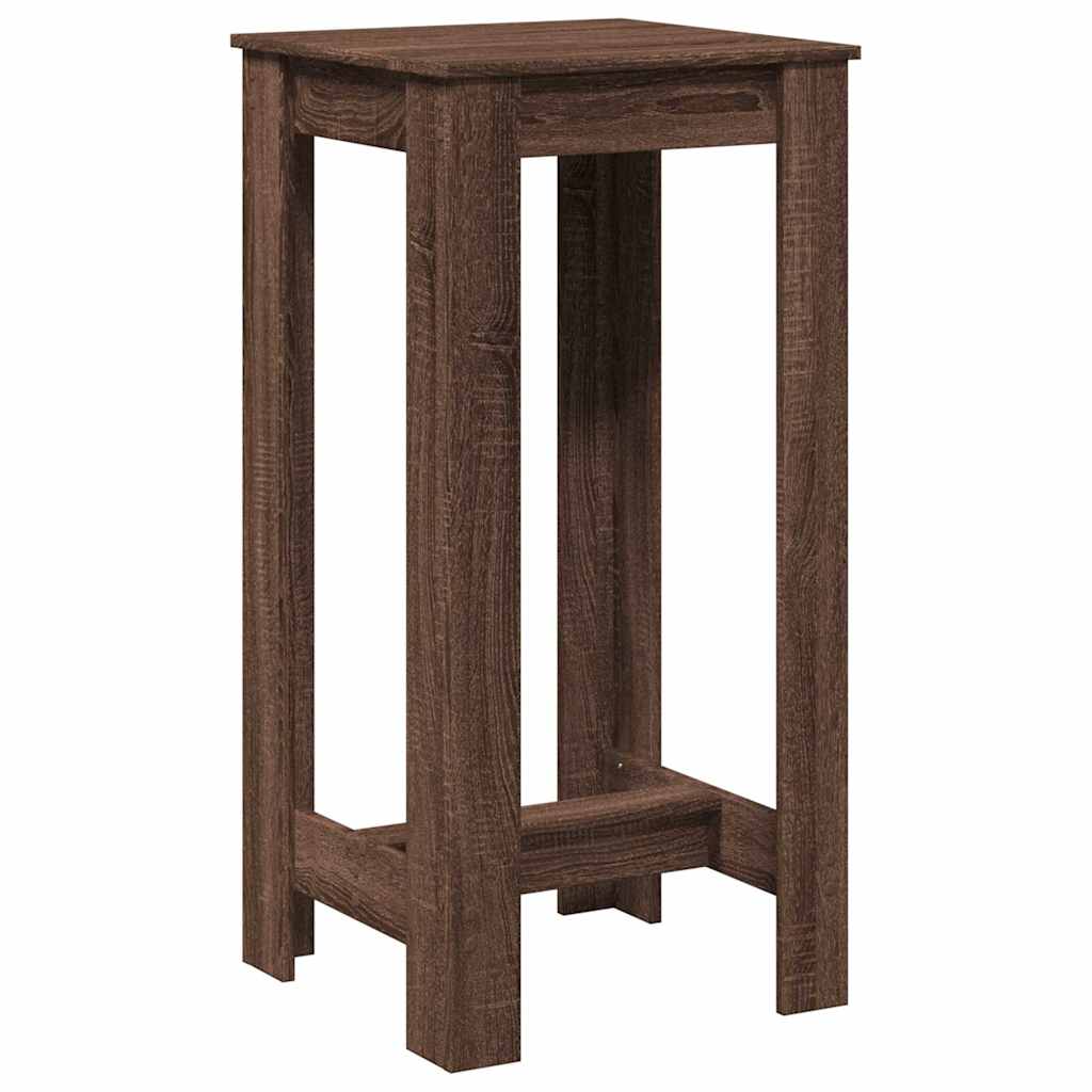 Mesa de bar 51x50x103,5 cm derivados madeira carvalho castanho
