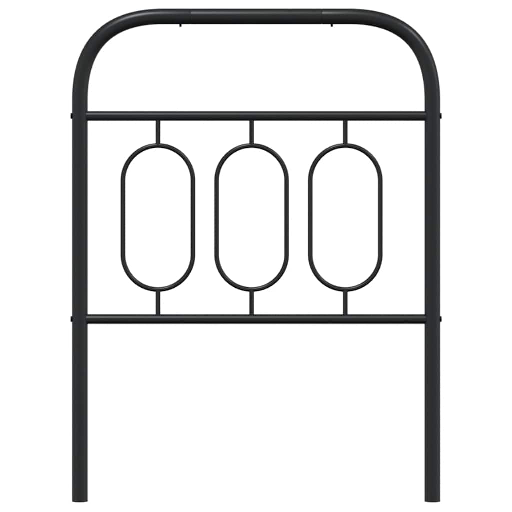 Cabeceira de substituição 75 cm metal preto