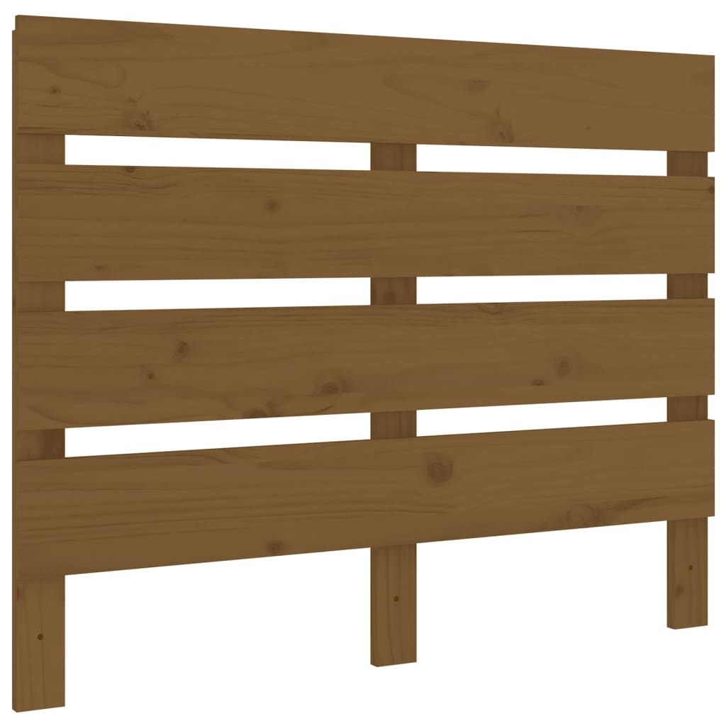 Cabeceira de cama 100x3x80 cm pinho maciço castanho mel