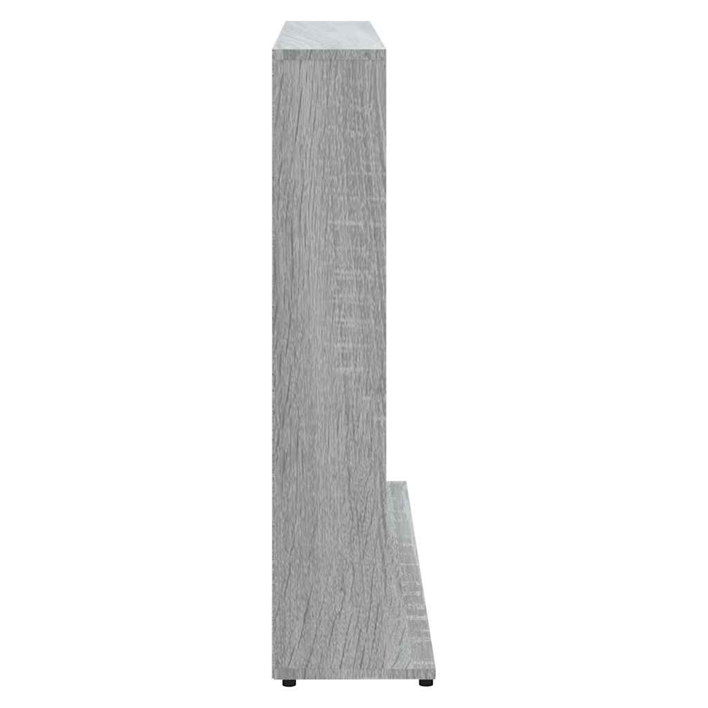 Armário p/ cd 100x23x89,5 cm derivados madeira cinzento sonoma