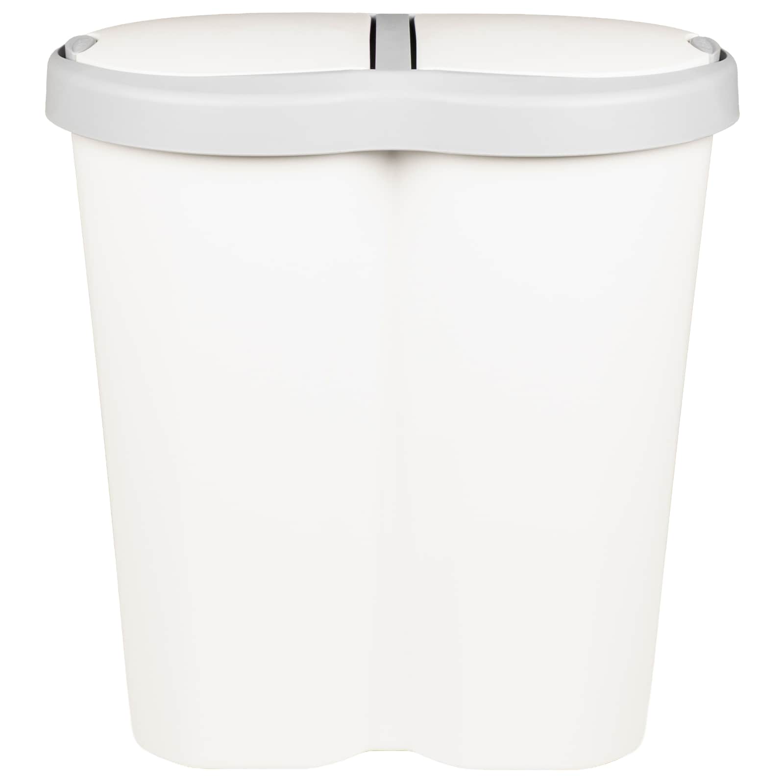 Lixeira branco 48 x 30 x 51 cm PP