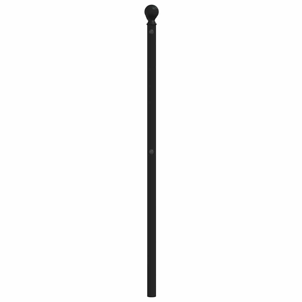 Cabeceira de substituição 200 cm metal preto