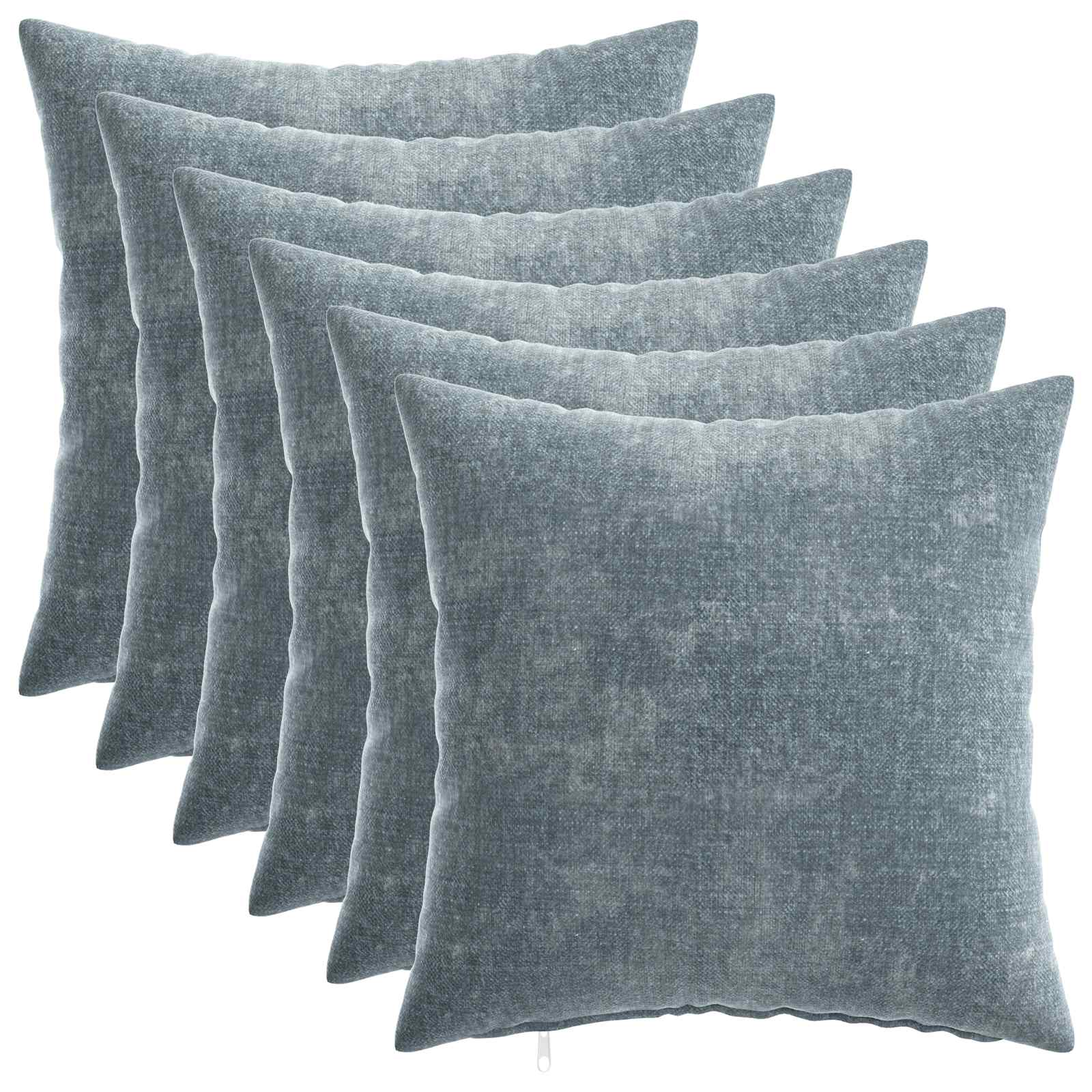 Capa almofada 6 unid. heerlen azul-claro 30 x 30 cm