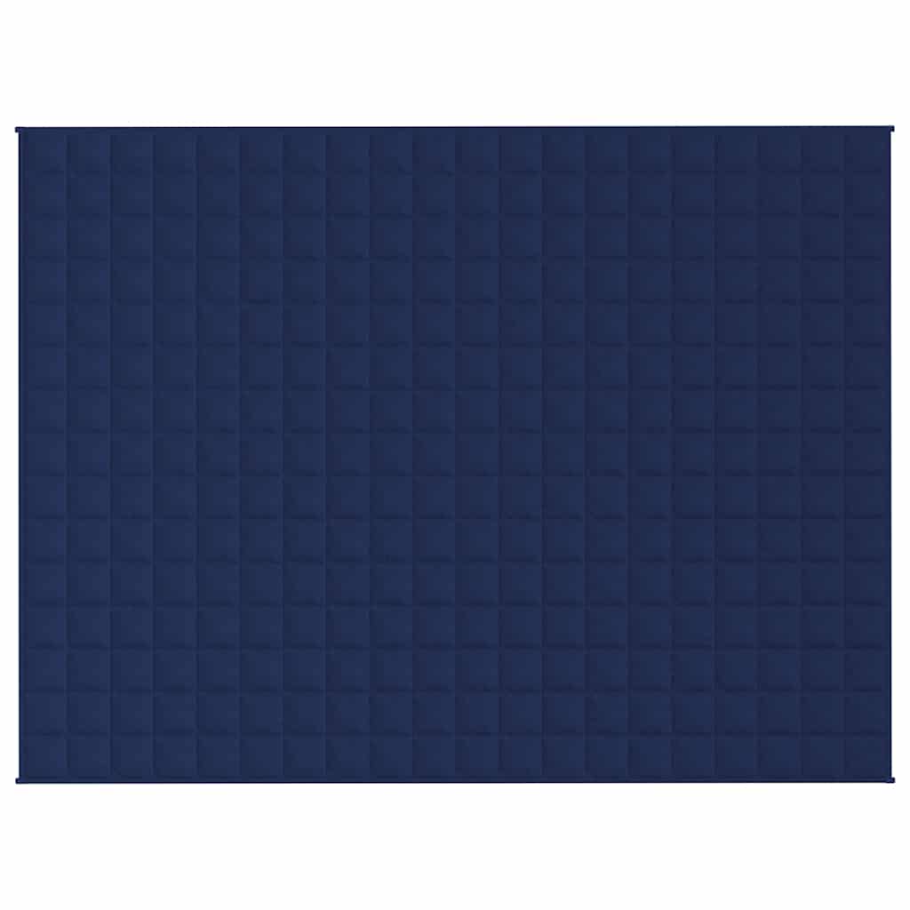 Manta pesada 11 kg 150x200 cm tecido azul