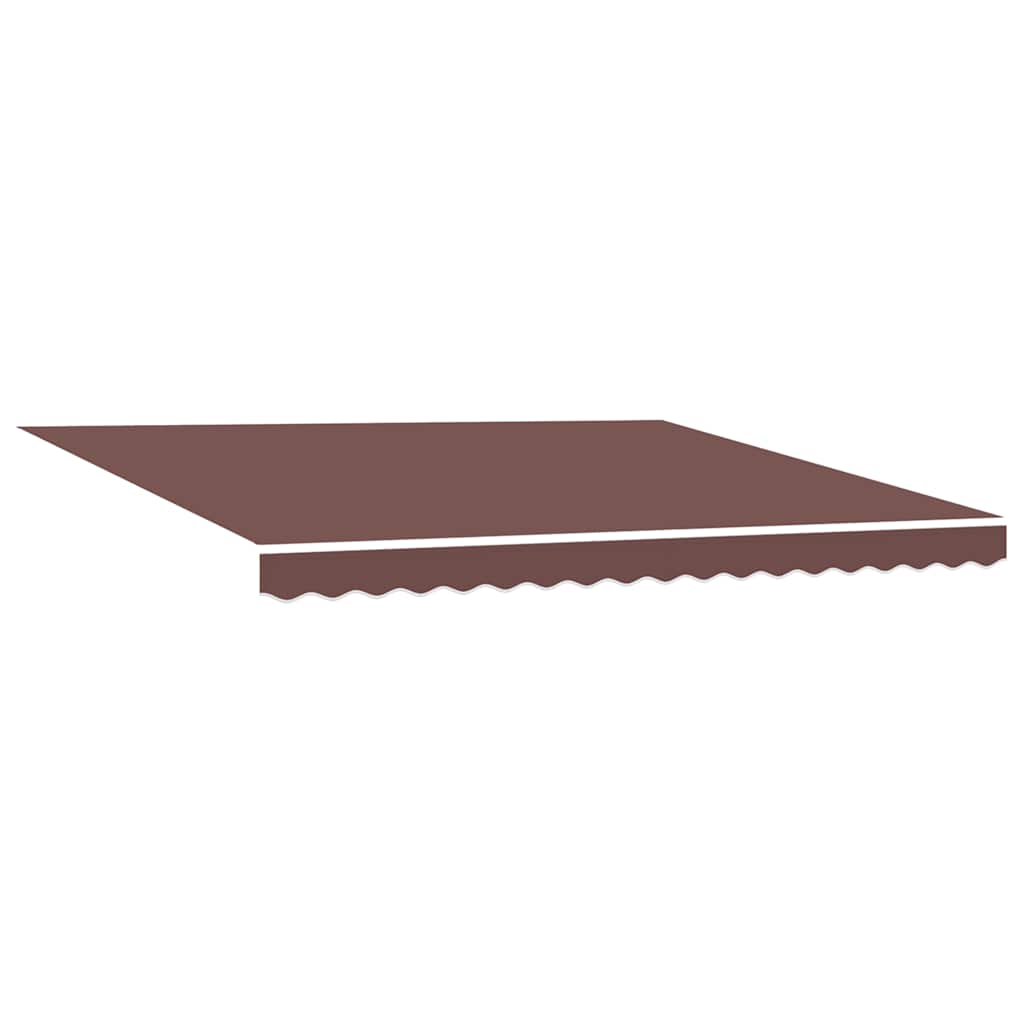Toldo retrátil automático 400x300 cm castanho