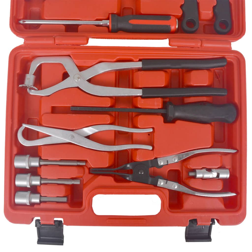 Kit de ferramentas de montagem e manutenção de travões 15 pcs