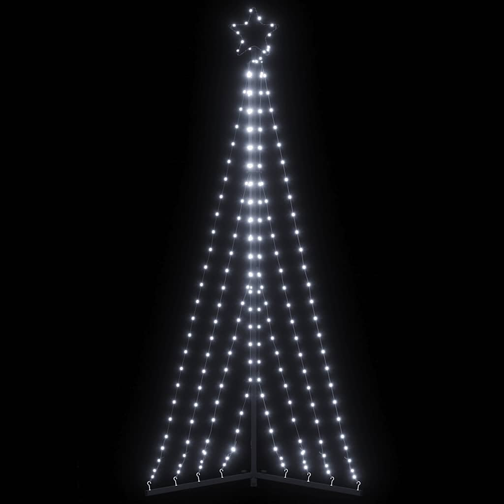 LED árvore de natal 339 leds branco frio 187 cm