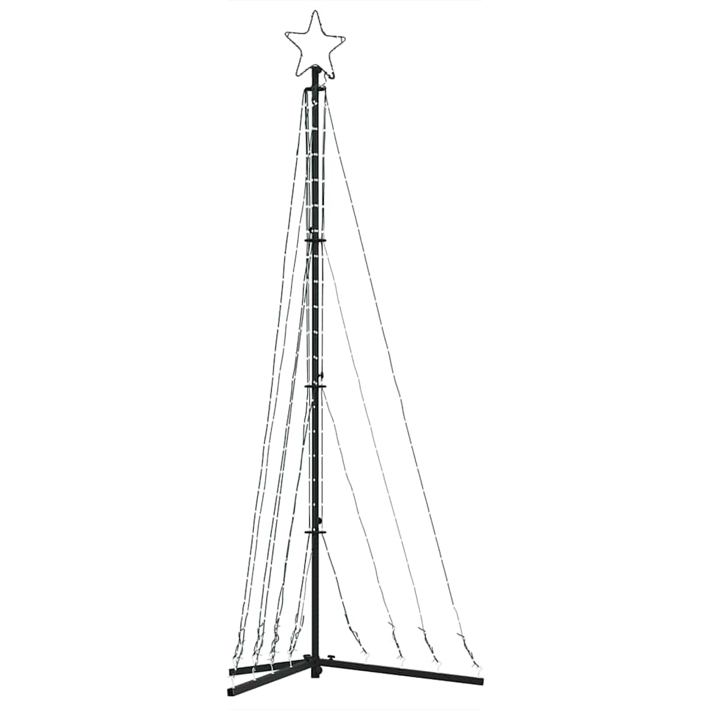 LED árvore de natal 339 leds branco frio 187 cm