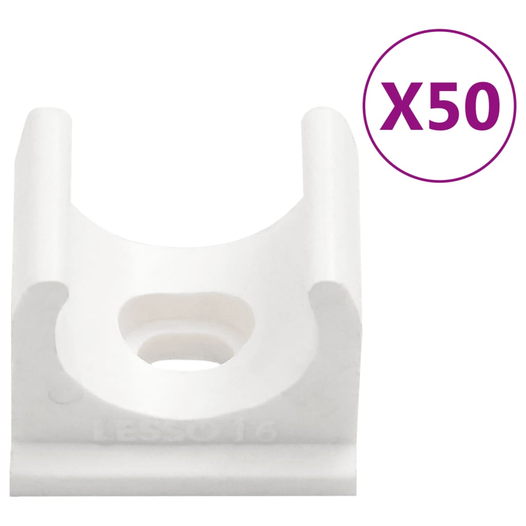 Calhas para cabos com clipes ø16 mm 30 m PVC
