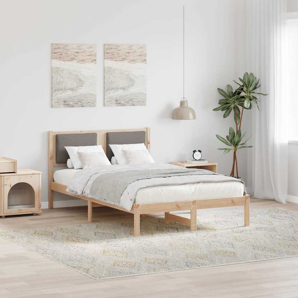 Estrutura da cama cinzento-acastanhado 120 x 200 cm