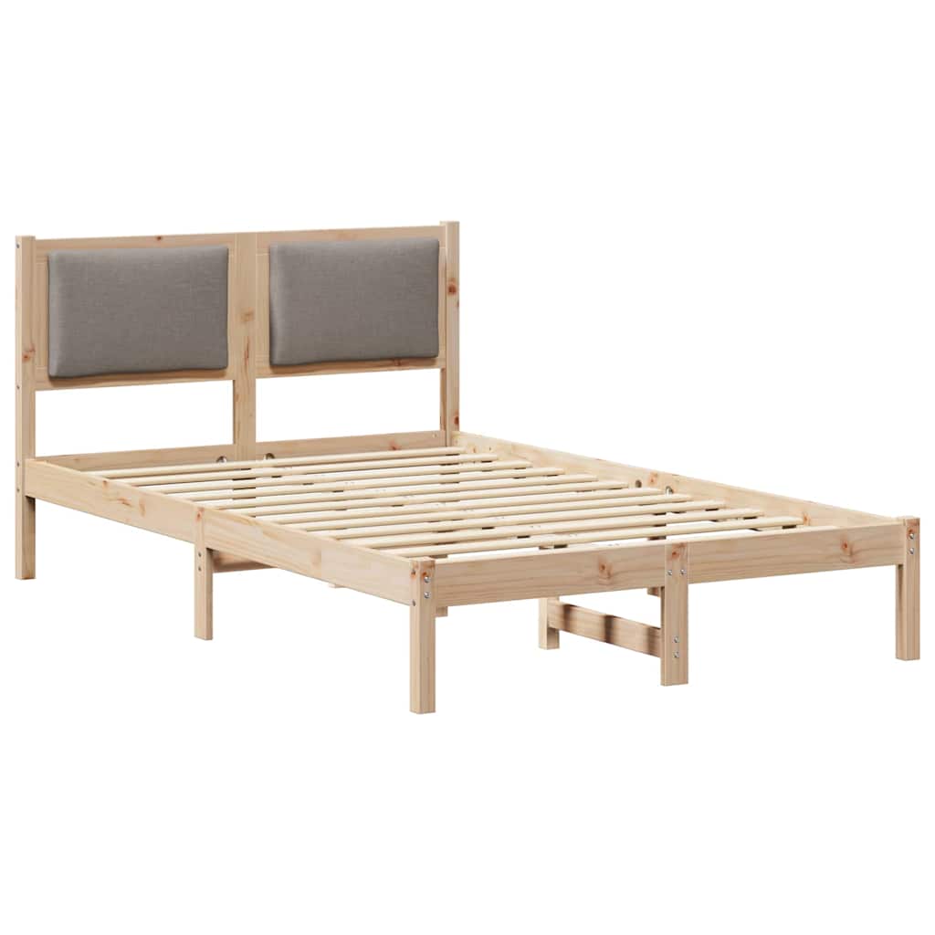 Estrutura da cama cinzento-acastanhado 120 x 200 cm